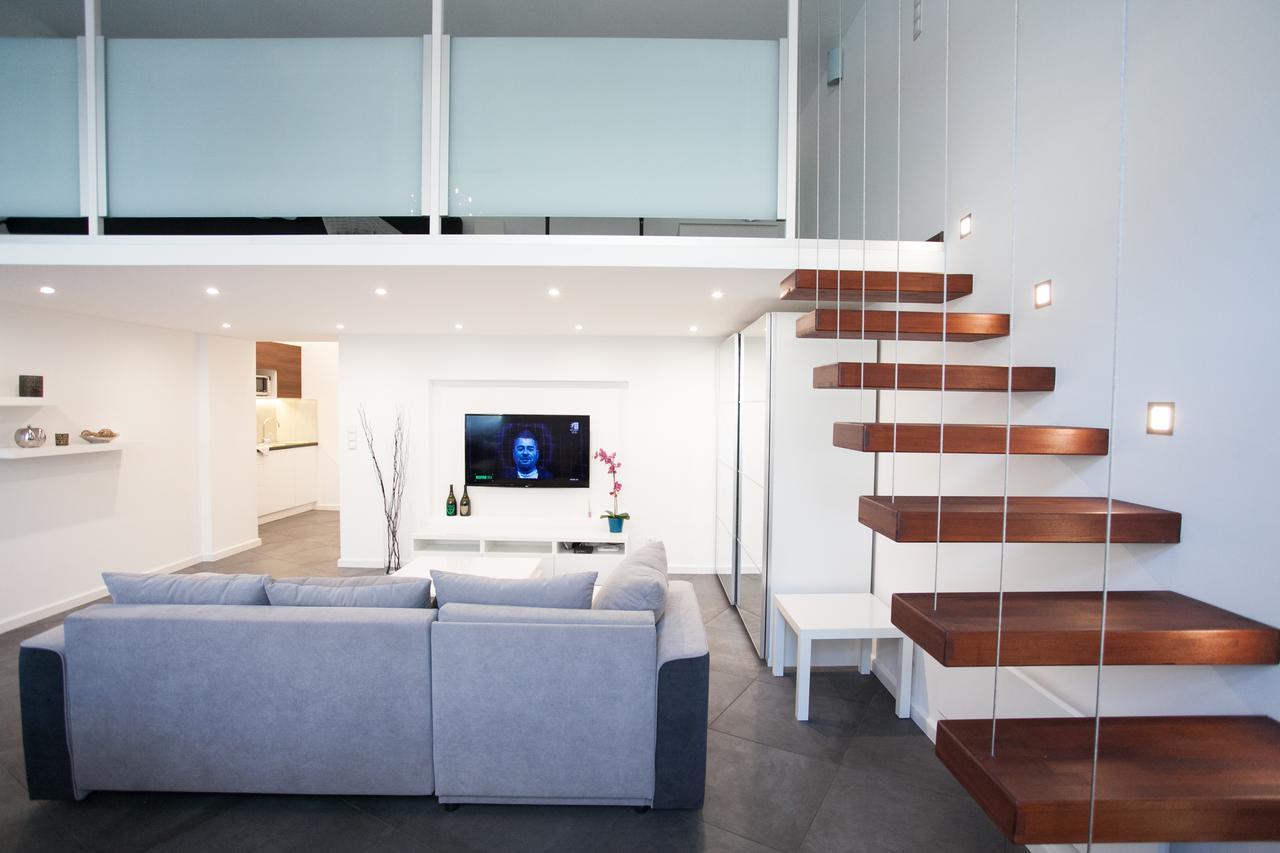Ferienwohnung Stylish Loft With Balcony Budapest Exterior foto
